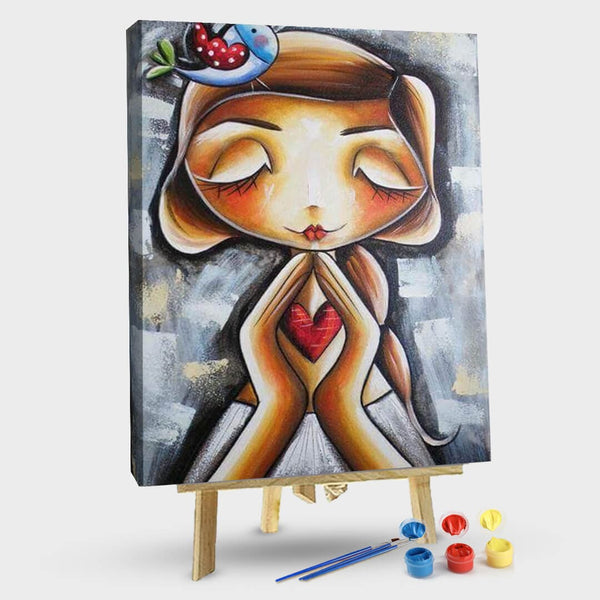 paintingnumberart Sleeping Angel#7-Paint By Numbers Kit