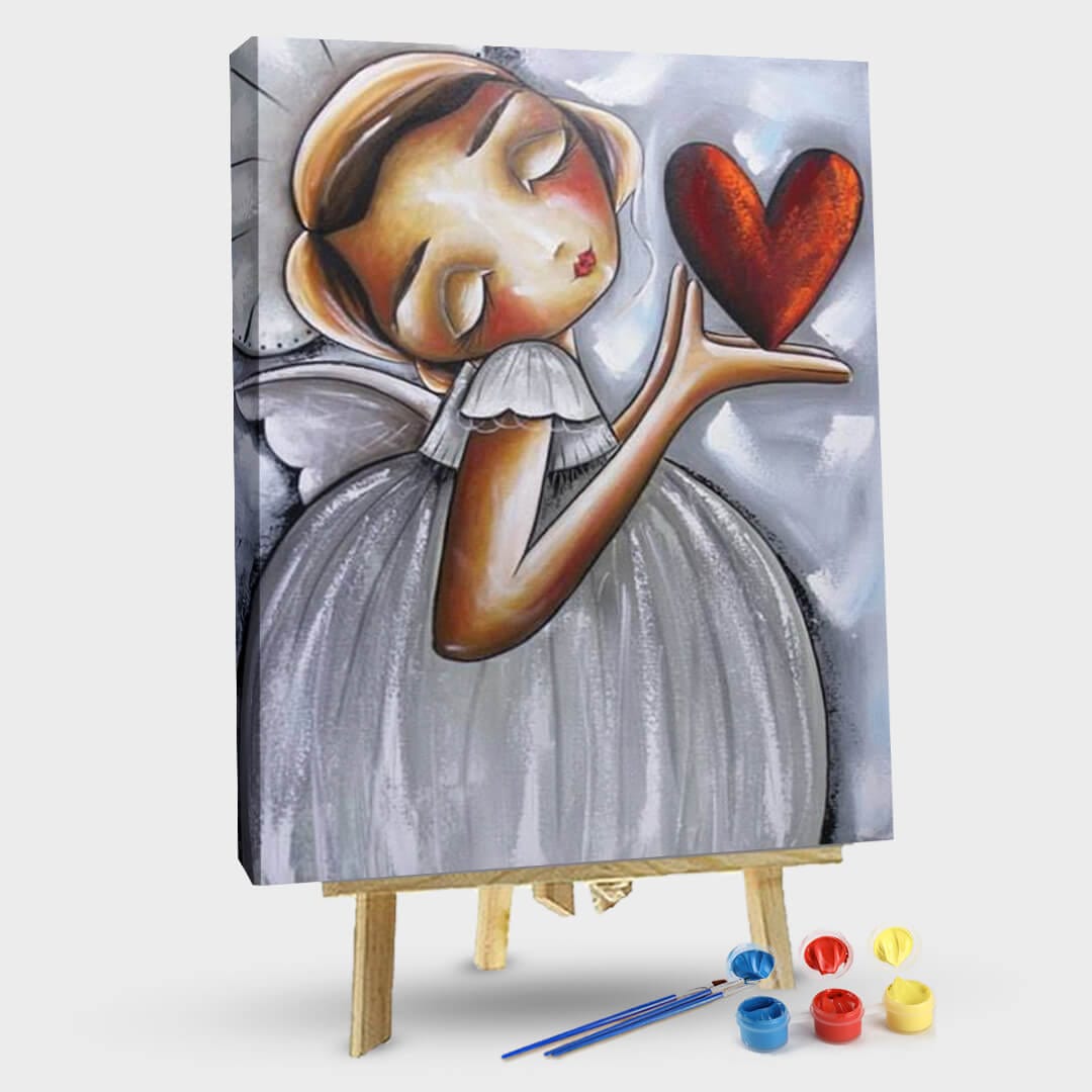 paintingnumberart Sleeping Angel#9-Paint By Numbers Kit