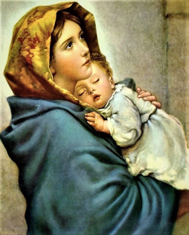 paintingnumberart Sleeping child-Paint by number kit