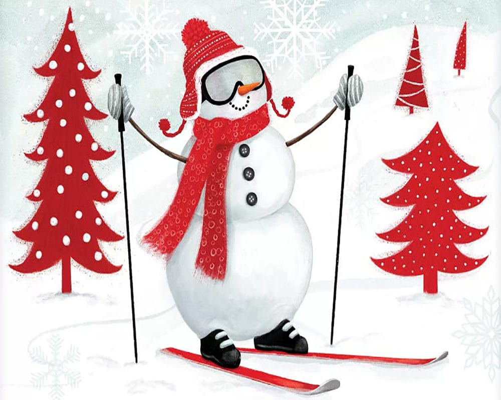 paintingnumberart Snow Day Collection A-Paint by Numbers Kit