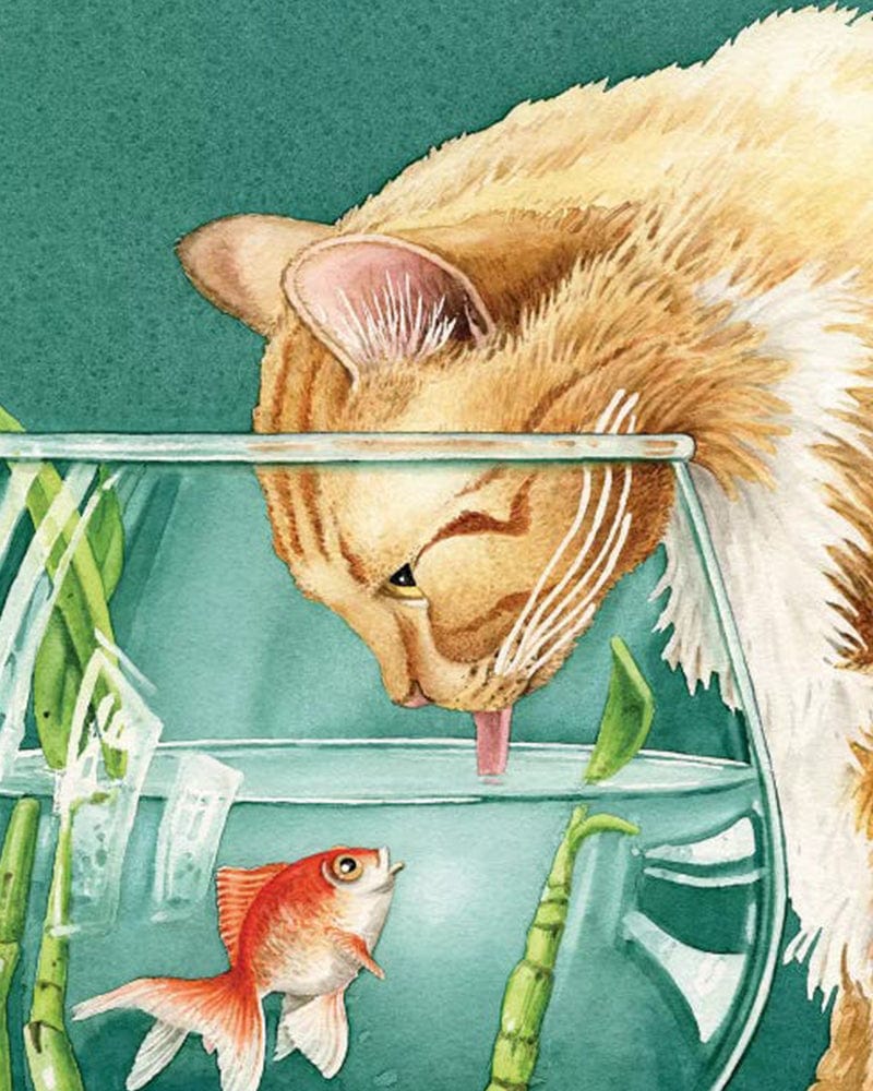 paintingnumberart Something’s Fishy-Paint By Numbers Kit