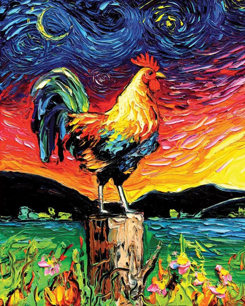 paintingnumberart Starry Starry Morning-Paint by Numbers Kit