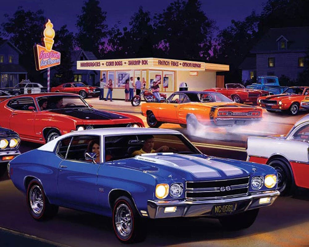 paintingnumberart Street cars#2-Paint by Numbers Kit