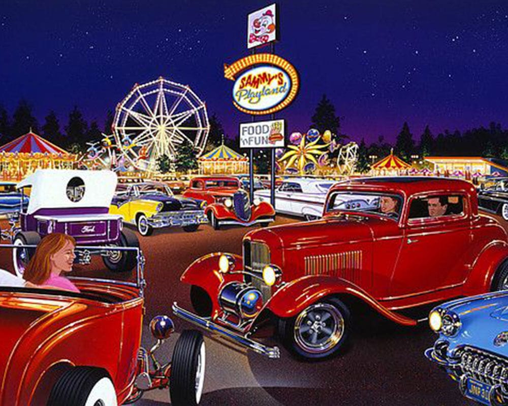 paintingnumberart Street Cars#4-Paint by Numbers Kit