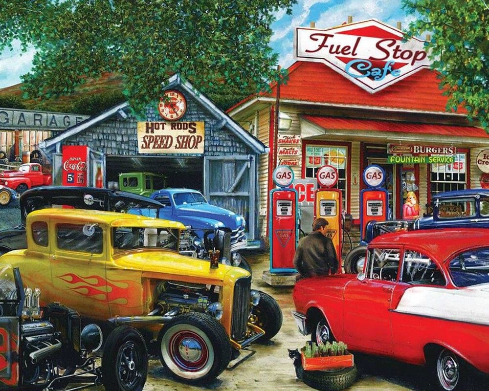 paintingnumberart Street Cars#5-Paint by Numbers Kit