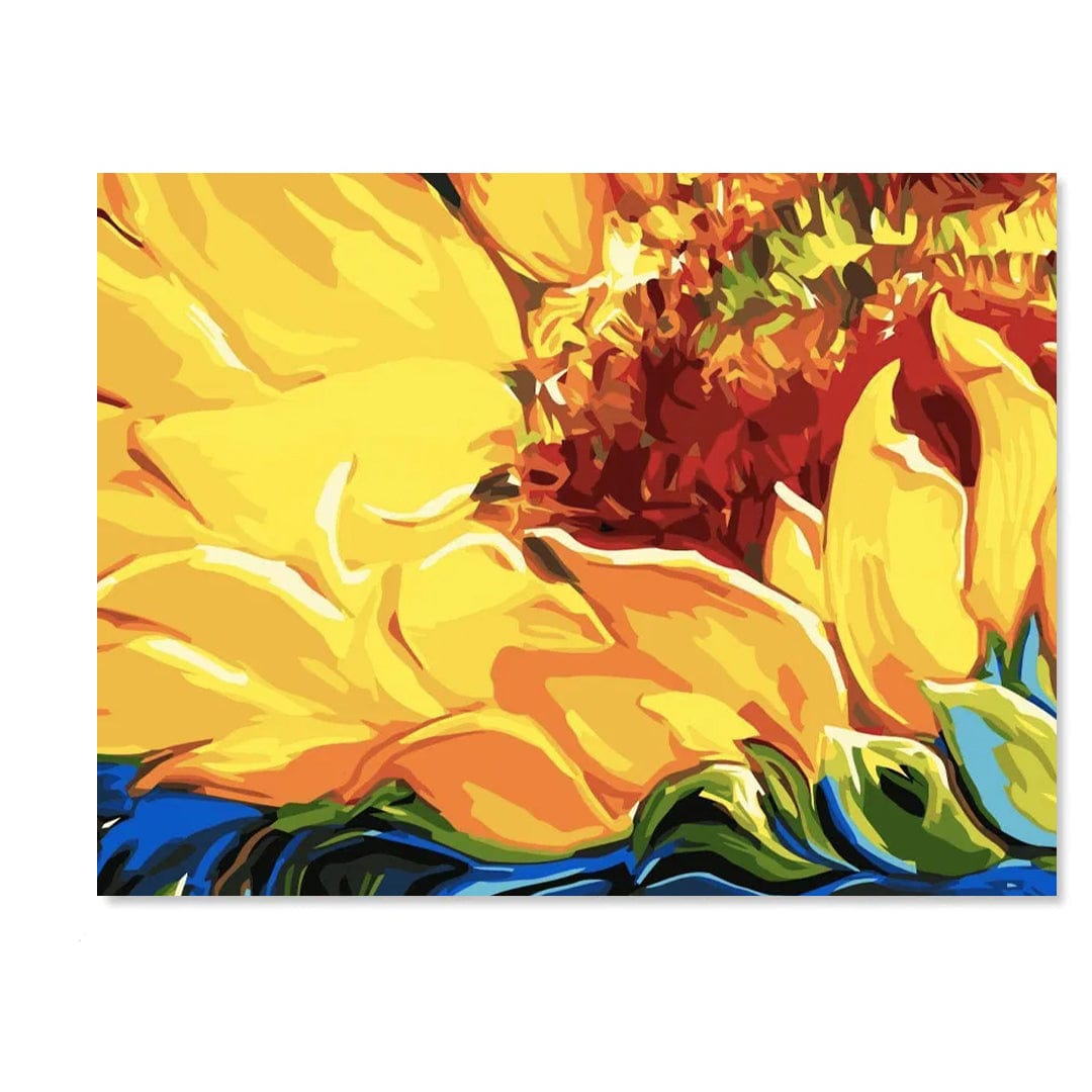 paintingnumberart Sunflower City – Flowers Paint By Number