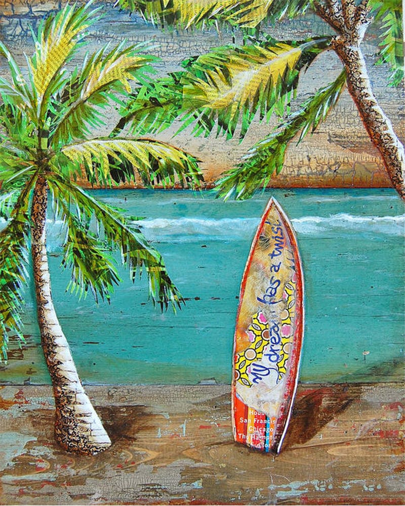 paintingnumberart Surf’s Up-Paint by Numbers Kit