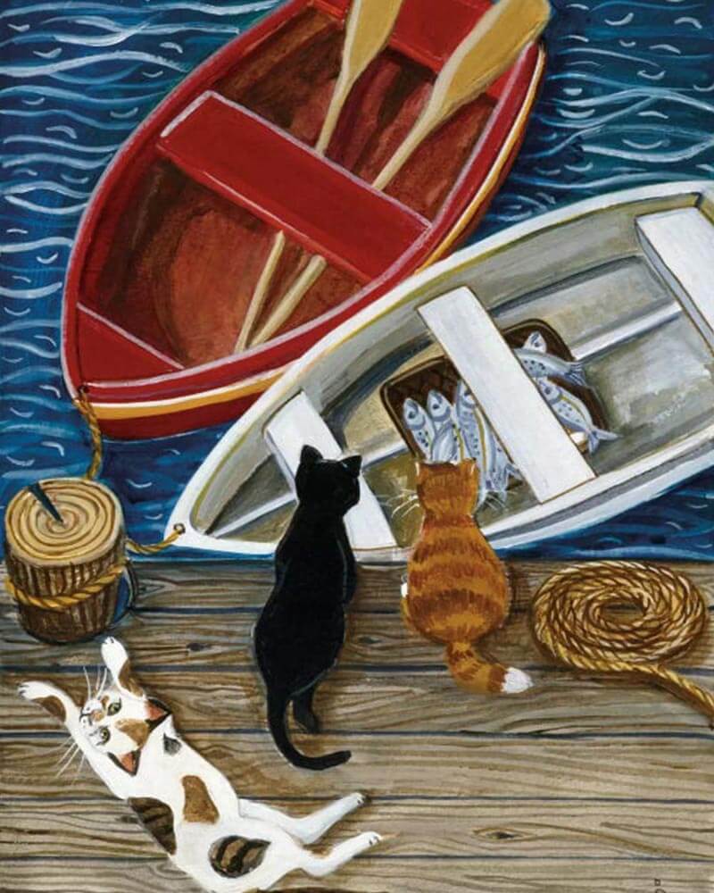 paintingnumberart The Days Catch-Paint by Numbers Kit