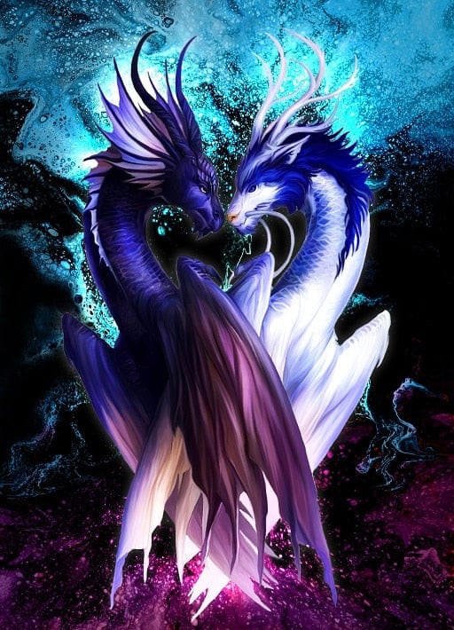 paintingnumberart The Dragons – Animals Paint By Numbers