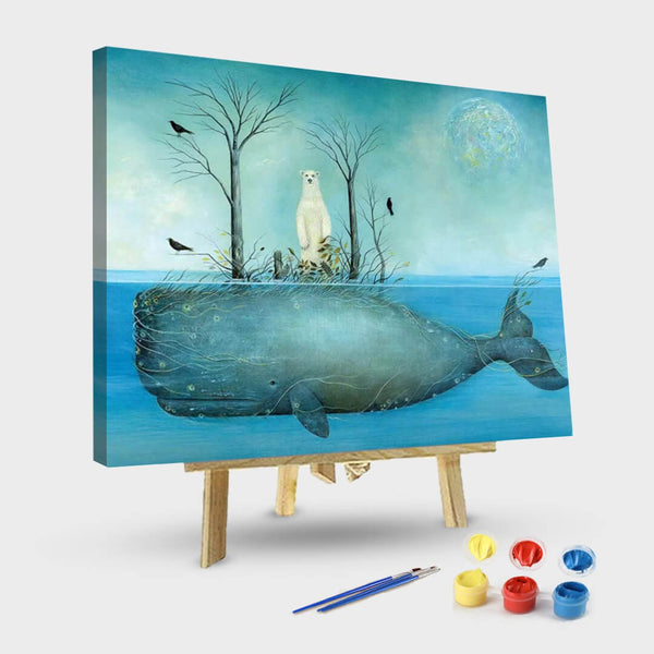 paintingnumberart The Island-Paint by Numbers Kit