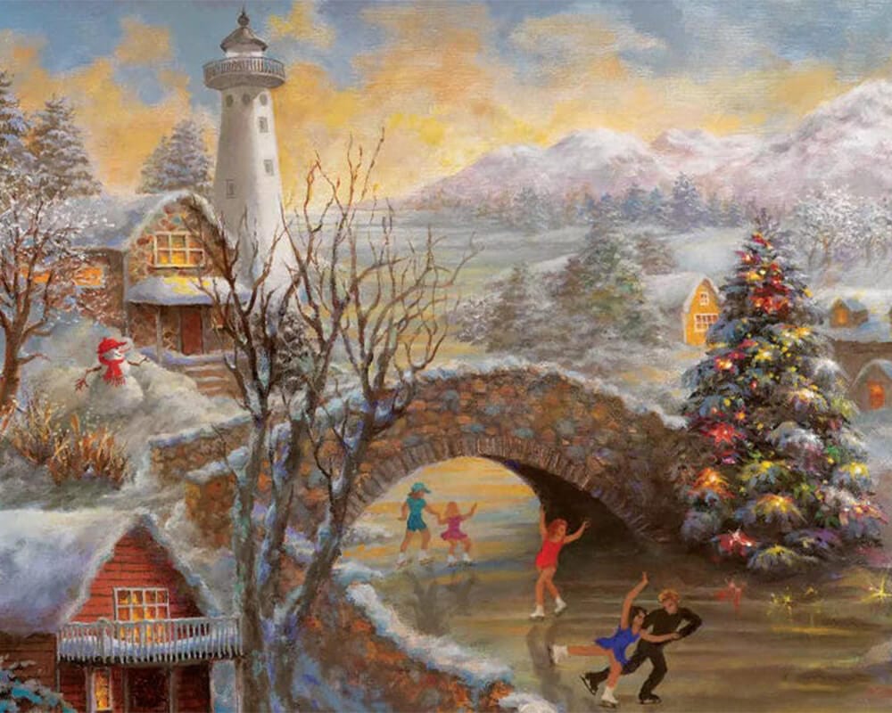 paintingnumberart The Joyous Season-Paint by Numbers Kit