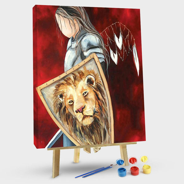 paintingnumberart The LionIn You-Paint by Numbers Kit