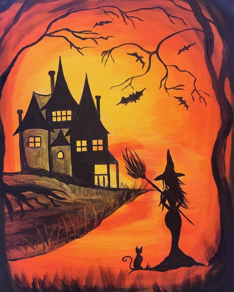 paintingnumberart The Witchy Woman-Paint by Number Kit