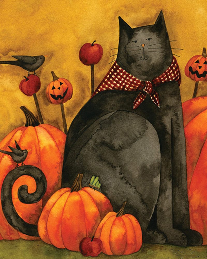 paintingnumberart Toland Home Garden Folk Cat-Paint by Numbers Kit