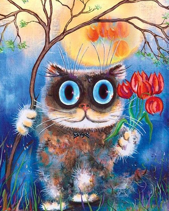 paintingnumberart Tree Shrew–Paint By Numbers Kit