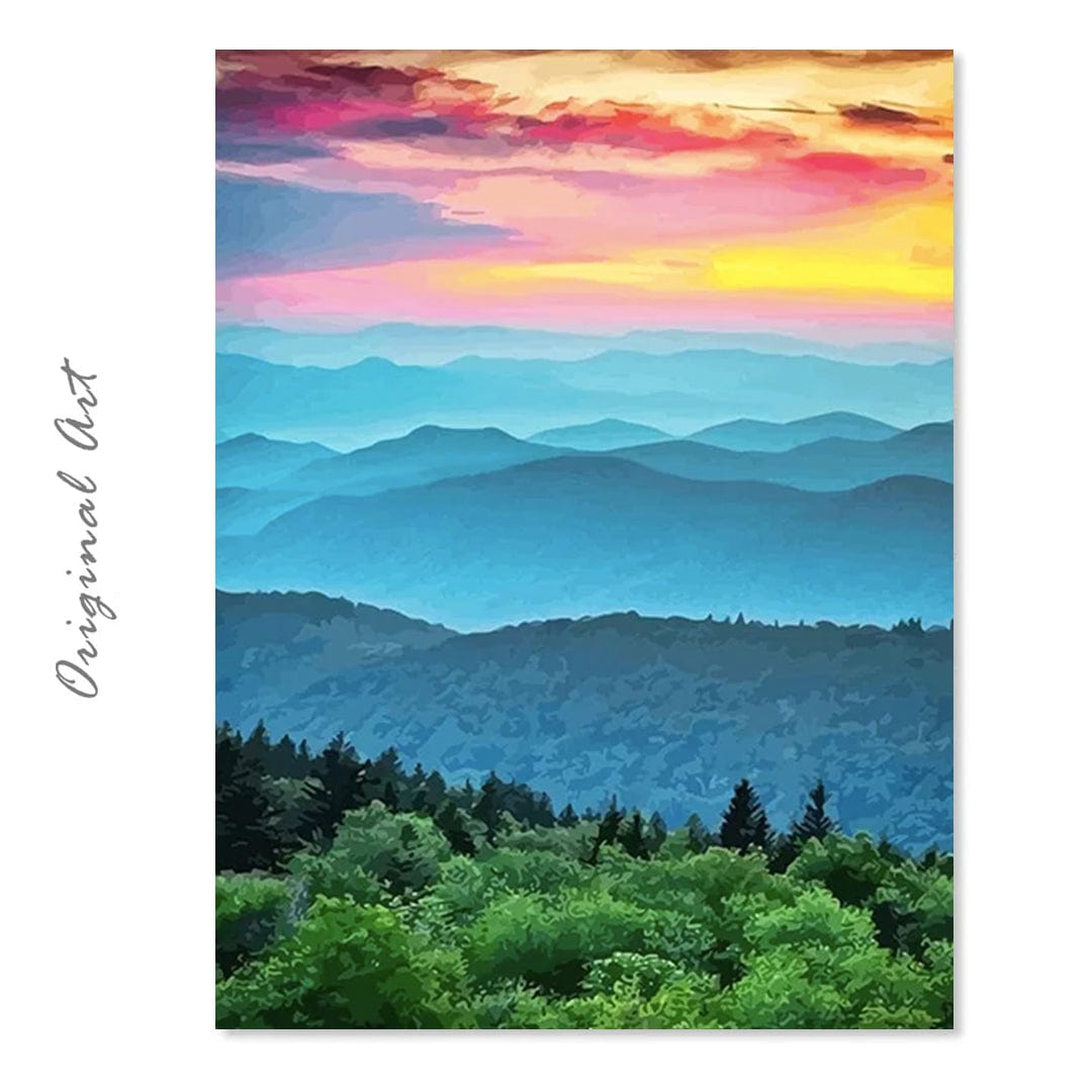 paintingnumberart Virginia Blue Ridge – NEW Paint By Numbers
