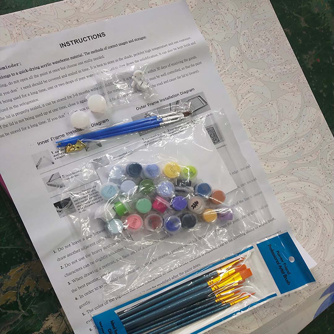 paintingnumberart We Cannot Become-Paint by Numbers Kit