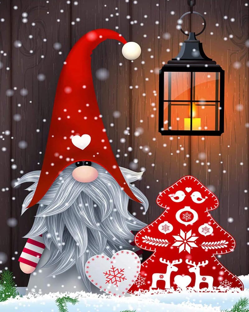 paintingnumberart Winter Christmas-Paint by Numbers Kit