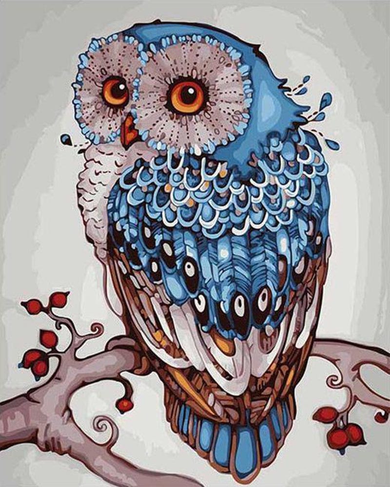 paintingnumberart Winter Snow Forest Animal-Paint by Numbers Kit