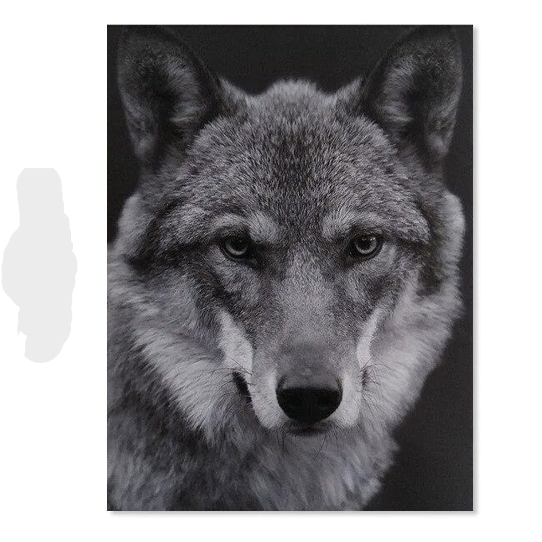paintingnumberart Wolf Black And White – Animals Paint By Number