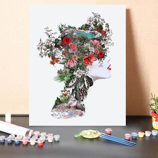 paintingnumberart Woman II-Paint by Numbers Kit